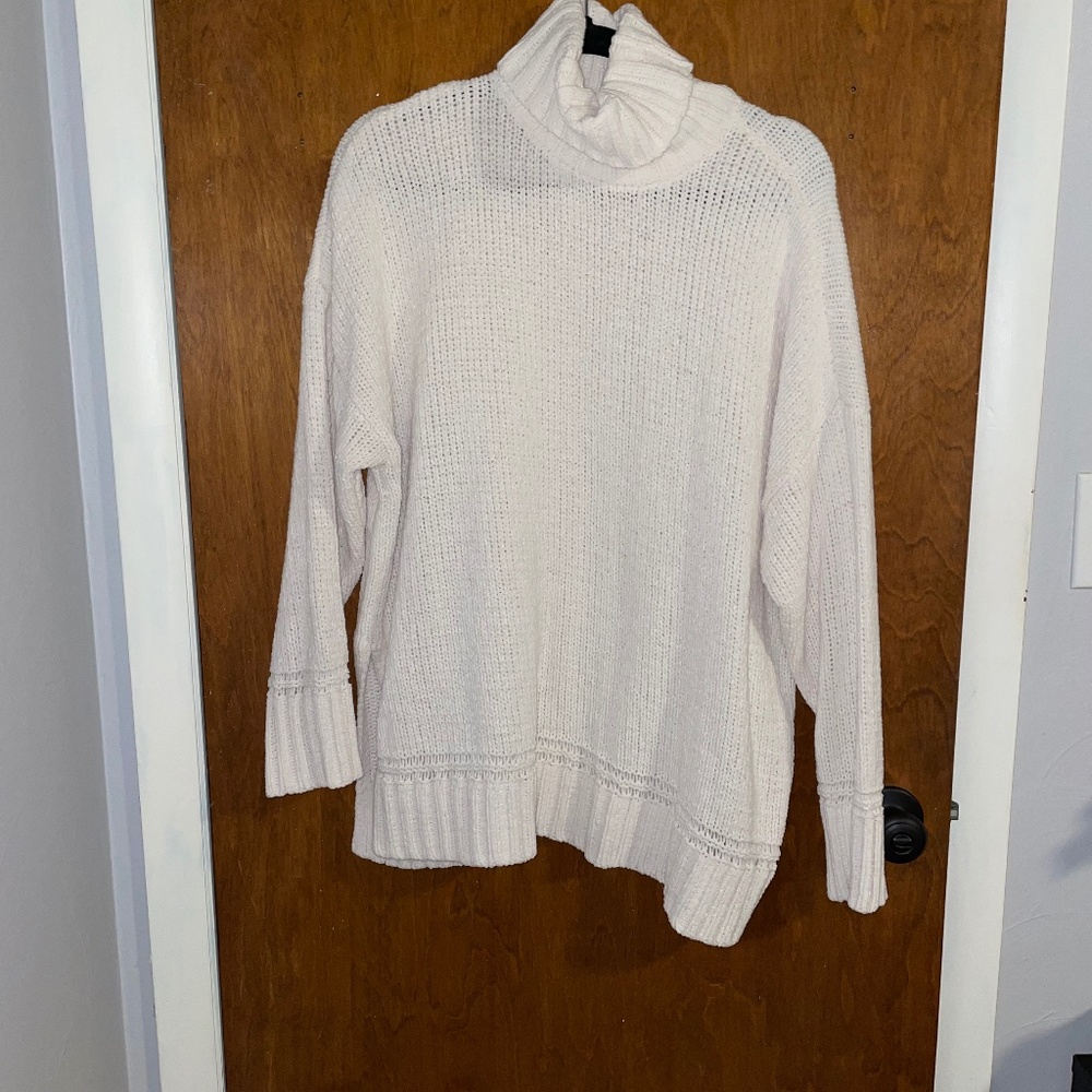 Large Ivory Aerie Chenille Sweater